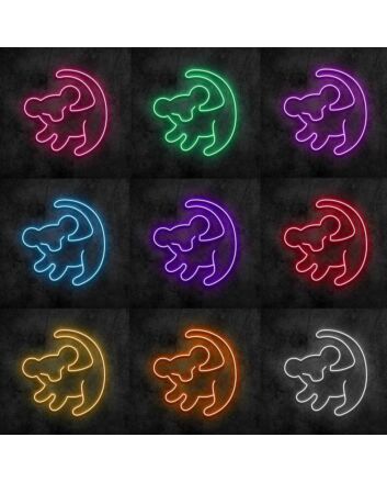 Lion Cub Neon Sign