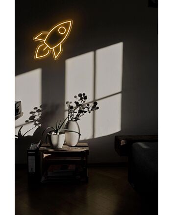 Rocket LED neon sign
