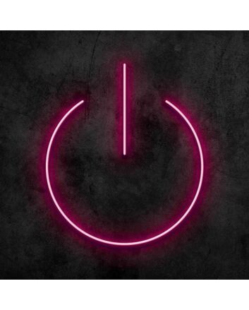Power On Neon Sign