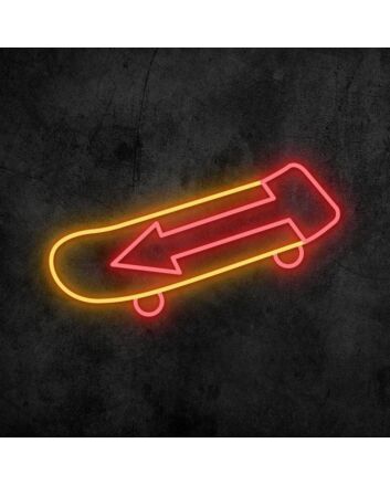 The Assassins Skateboard Neon Sign
