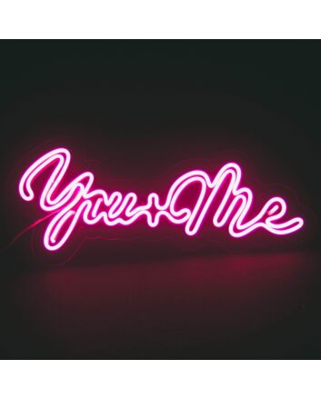 You Plus Me V1 Neon Sign