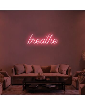 Breathe V1 Neon Sign