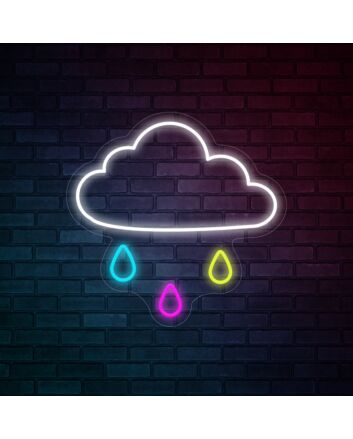 Cloud Rain Led Neon Sign