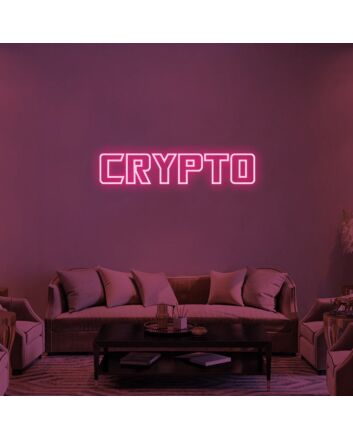 Crypto Neon Sign