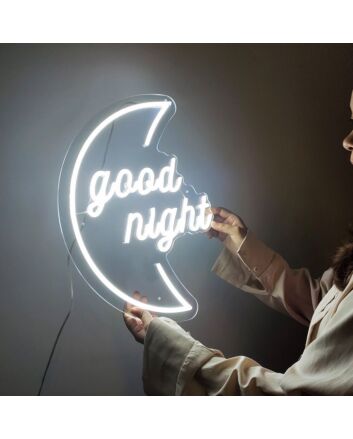 Good Night Moon Neon Sign