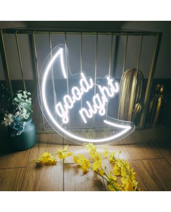 Good Night Moon Neon Sign
