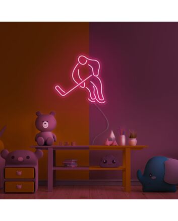 Ice Hockey Neon Sign