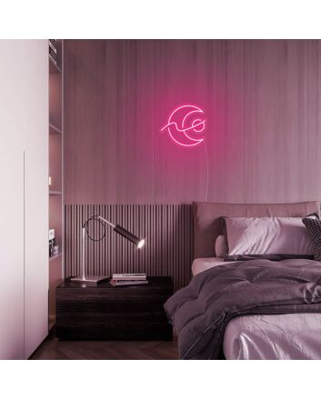 Mini Changing Moon Neon Sign
