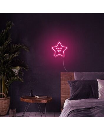 Mini Smile Star Neon Sign