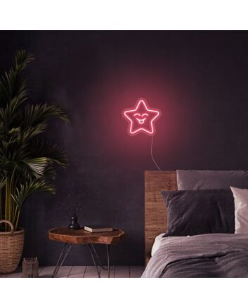 Mini Smile Star Neon Sign