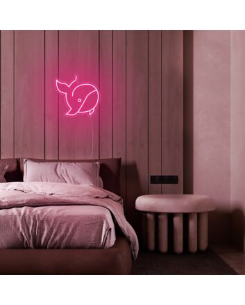 Mini Whale Neon Sign MNC41363