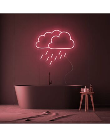 Rainy Cloud Neon Sign