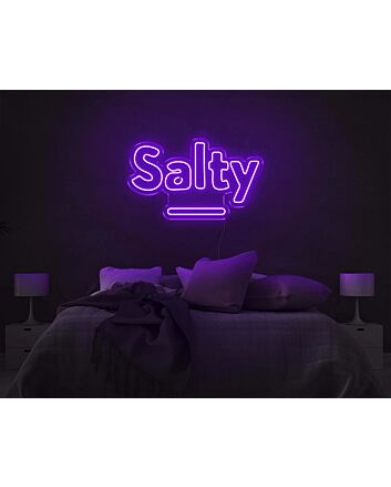 Salty Neon Sign