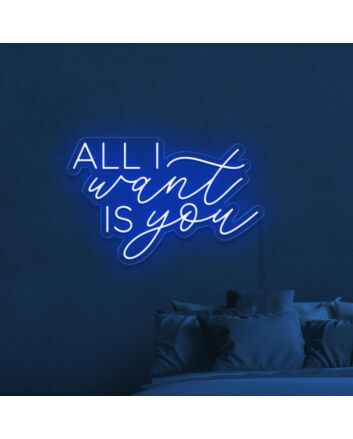 All I Want Is You Neon Sign