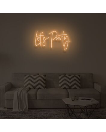 "LET&#39;S PARTY"LED Neon Sign