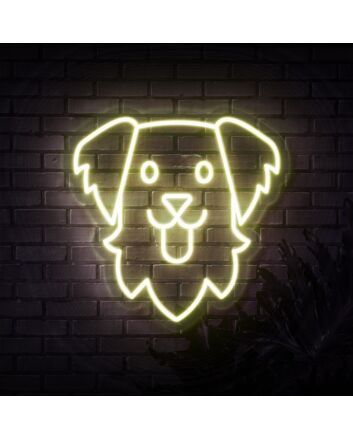 Golden Retriever Neon Sign