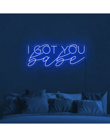 I Got You Babe Block Neon Sign