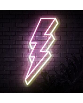 Lightning Bolt Neon Sign