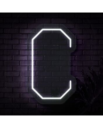 Personalized Initial Letter C Neon Sign