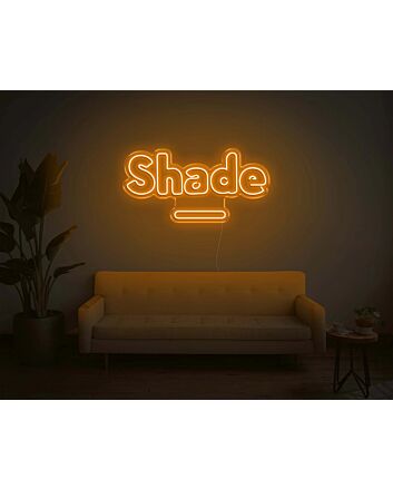 Shade neon sign