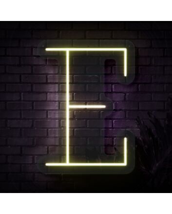 Personalized Initial Letter E Neon Sign MNC41524