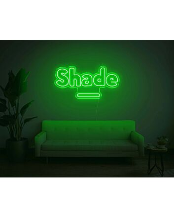 Shade neon sign
