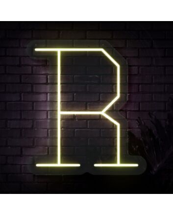 Personalized Initial Letter R Neon Sign