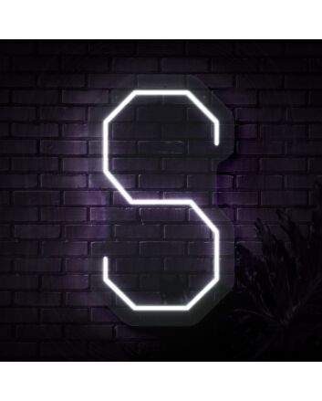 Personalized Initial Letter S Neon Sign MNC41538