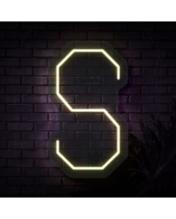 Personalized Initial Letter S Neon Sign MNC41538