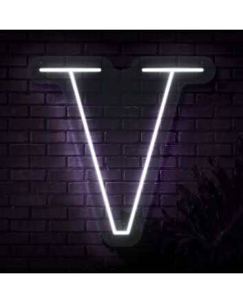 Personalized Initial Letter V Neon Sign MNC41541