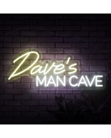 Personalized Man Cave Neon Sign MNC41546