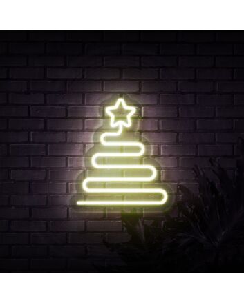 Star Tree Neon Sign