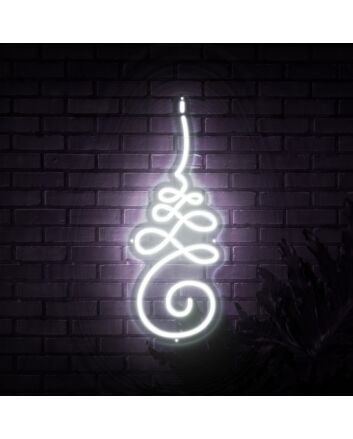 Unalome Yoga Symbol Neon Sign