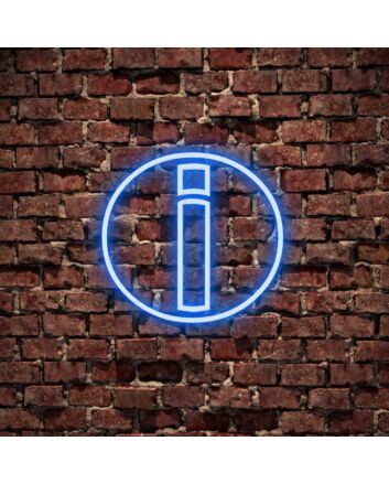 I Lowercase Letter Neon Sign
