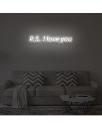 PS I LOVE YOU LED Neon Sign