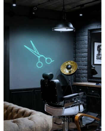 Scissors For Haircuts Neon Sign