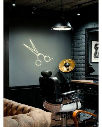 Scissors For Haircuts Neon Sign