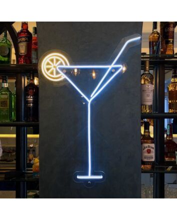 Martini With Lemon Neon Sign