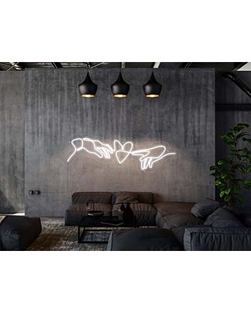 Hands Love Neon Sign