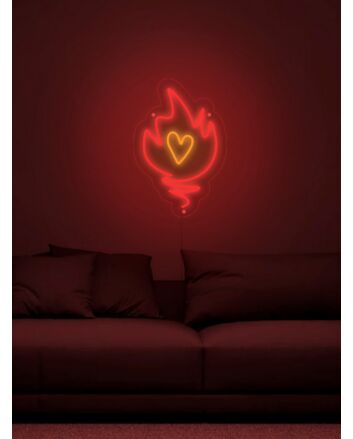 Fire Love Neon Sign