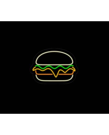 Fast Food Burger Neon Sign