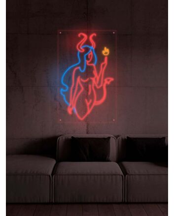 Demon Sexy Girl Neon Sign