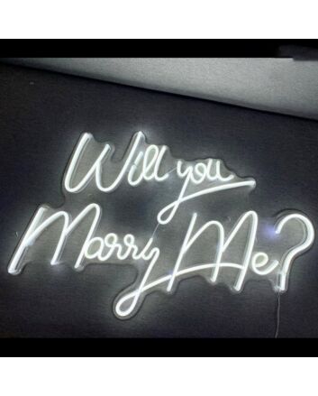 Will you marry me Proposal Engagement Neon Sign