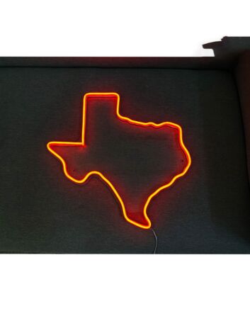 Texas State Neon Sign