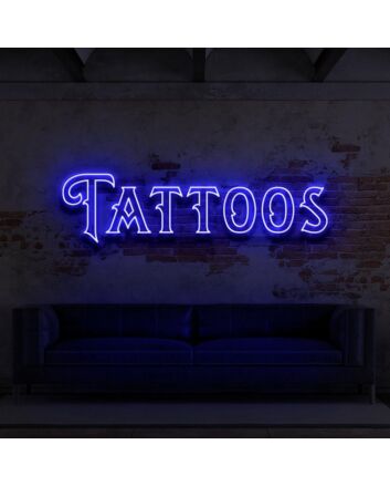 Tattoos Double Line Neon Sign