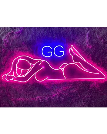 Sexy Girl Custom Name Neon Sign