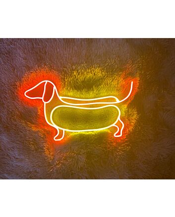 Sausage dog Dachshund Neon Sign