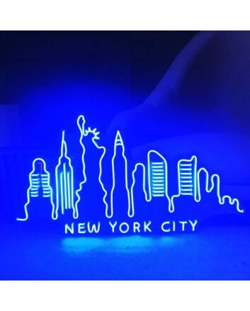 New York Skyline Neon Sign