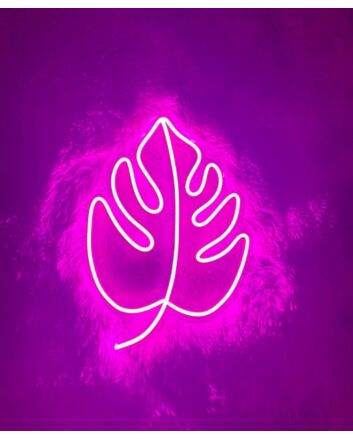 Monstera Leaf V1 Neon Sign