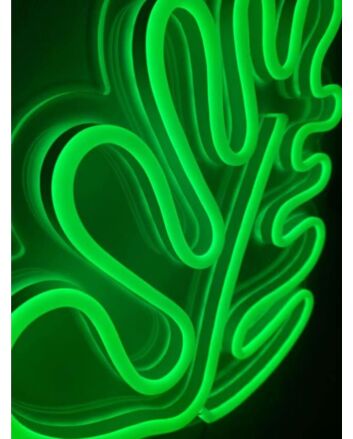 Monstera Leaf Neon Sign